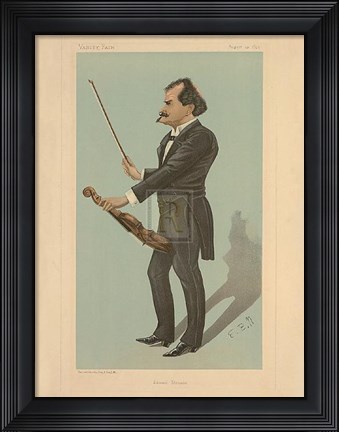 Framed Eduard Strauss Print