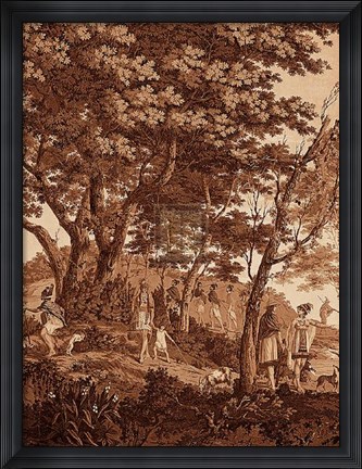 Framed Arcadia (Sepia) I Print