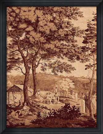 Framed Arcadia (Sepia) II Print