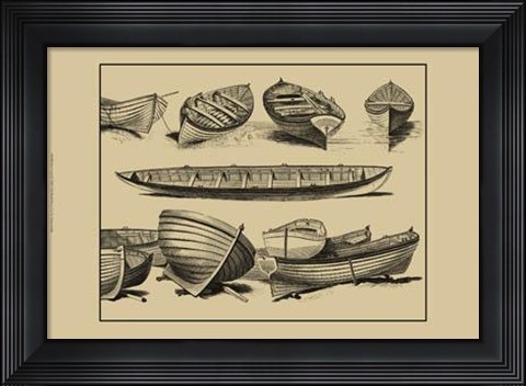 Framed Boat Craft II Print