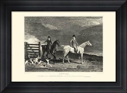 Framed Hunter Print