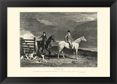 Framed Hunter Print