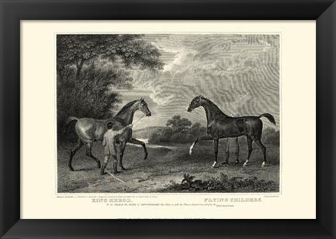 Framed King Herod Flying Childers Print