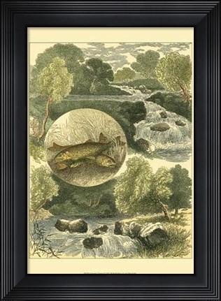 Framed Fisherman&#39;s Vignette I Print