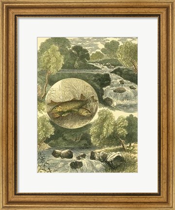 Framed Fisherman&#39;s Vignette I Print