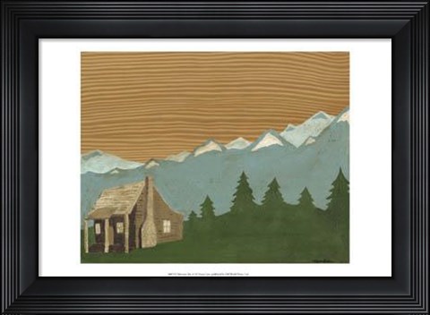 Framed Montana Sky #1 Print