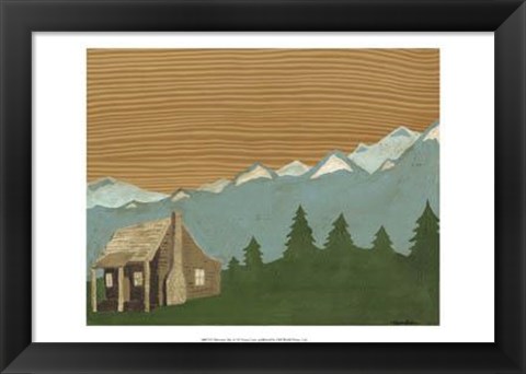 Framed Montana Sky #1 Print