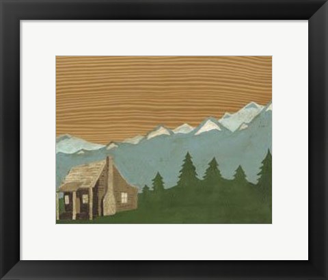 Framed Montana Sky #1 Print