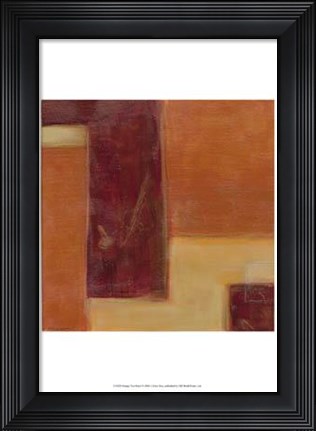 Framed Orange Two-Step I Print