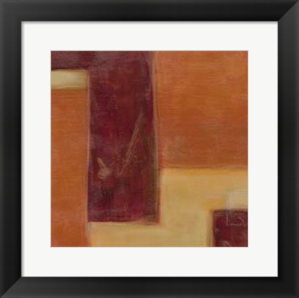 Framed Orange Two-Step I Print