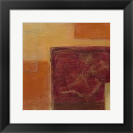 Framed Orange Two-Step II Print