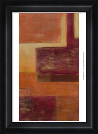 Framed Orange Two-Step III Print