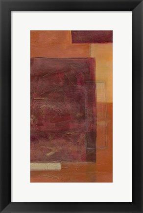 Framed Orange Two-Step IV Print