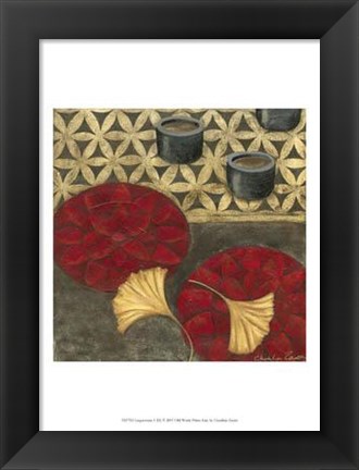 Framed Lacquerware I Print