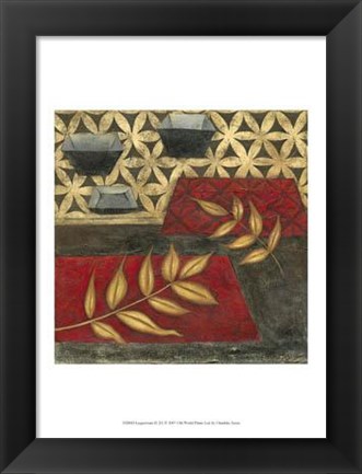 Framed Lacquerware II Print