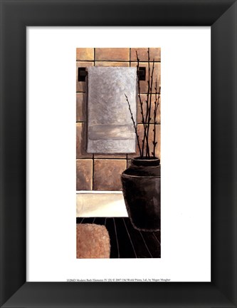 Framed Modern Bath Elements IV Print