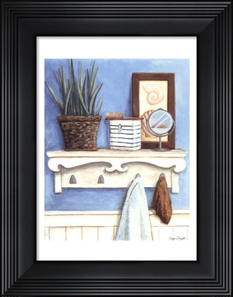 Framed Coastal Bath IV Print