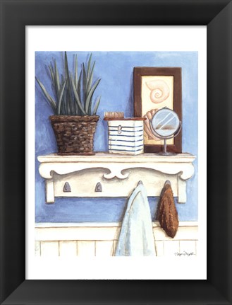 Framed Coastal Bath IV Print