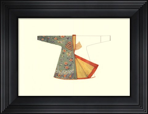 Framed Asian Costume I Print