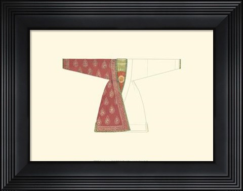 Framed Asian Costume III Print