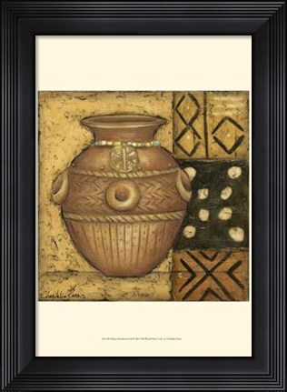 Framed African Earthenware II Print