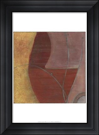 Framed Sun Tendrils I Print