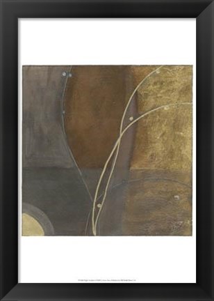 Framed Night Tendrils II Print