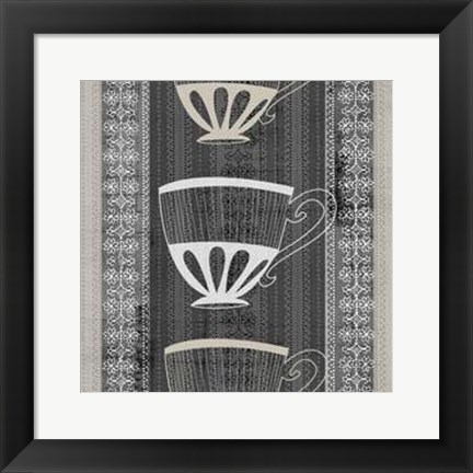 Framed Cup Of Tea III Print