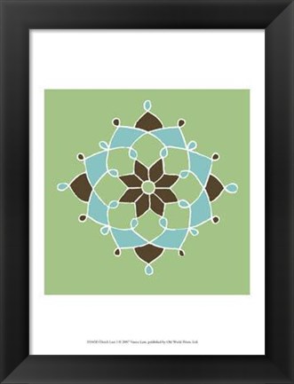 Framed Dutch Lace I Print