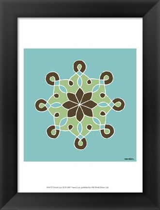 Framed Dutch Lace III Print