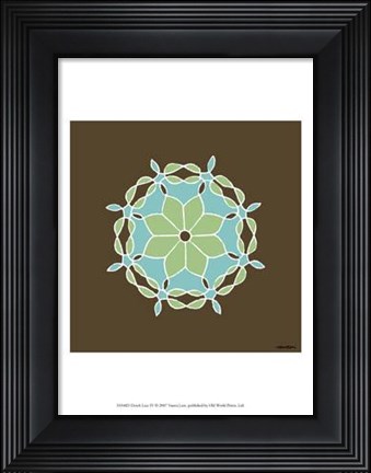 Framed Dutch Lace IV Print