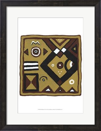 Framed Tribal Rhythms III Print
