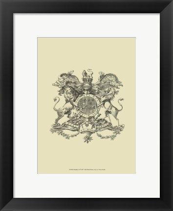 Framed Heraldry II Print