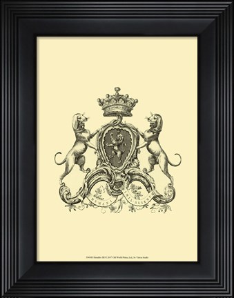 Framed Heraldry III Print