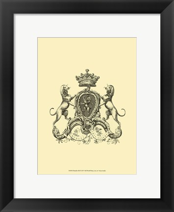 Framed Heraldry III Print