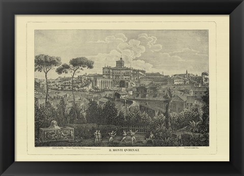 Framed Piranesi View Of Rome I Print