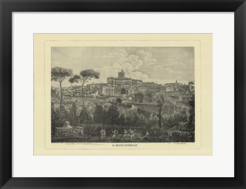 Framed Piranesi View Of Rome I Print
