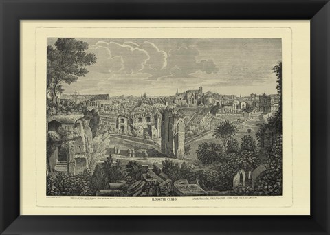 Framed Piranesi View Of Rome II Print