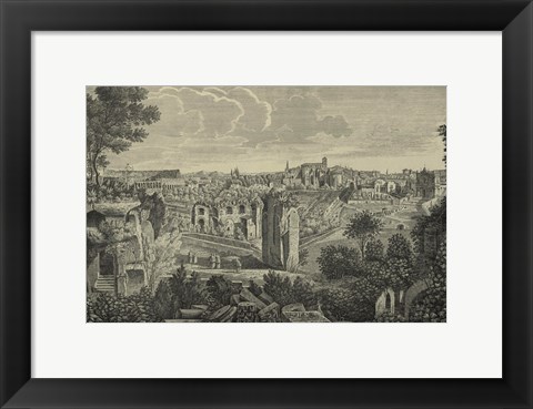 Framed Piranesi View Of Rome II Print