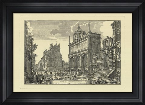 Framed Piranesi View Of Rome III Print