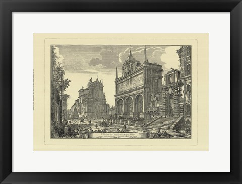 Framed Piranesi View Of Rome III Print