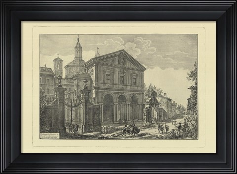 Framed Piranesi View Of Rome IV Print