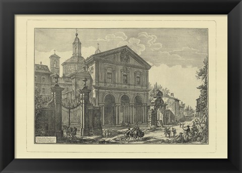 Framed Piranesi View Of Rome IV Print