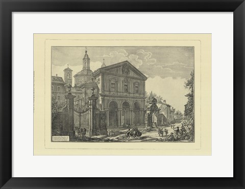 Framed Piranesi View Of Rome IV Print
