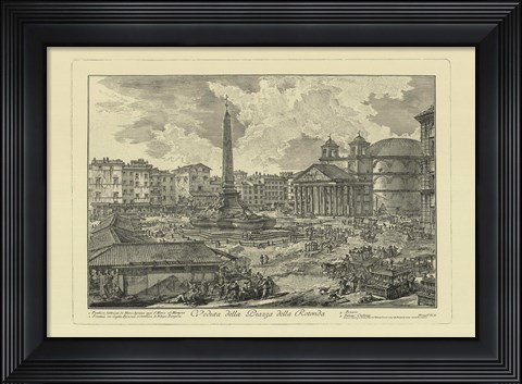 Framed Piranesi View Of Rome V Print