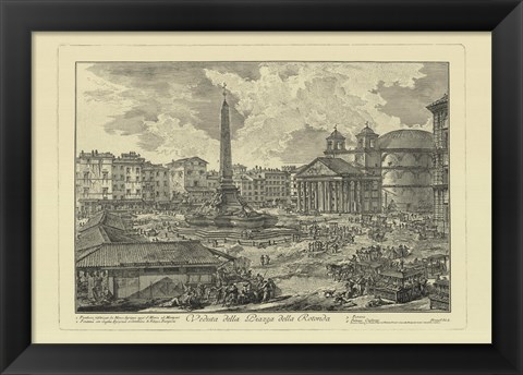 Framed Piranesi View Of Rome V Print