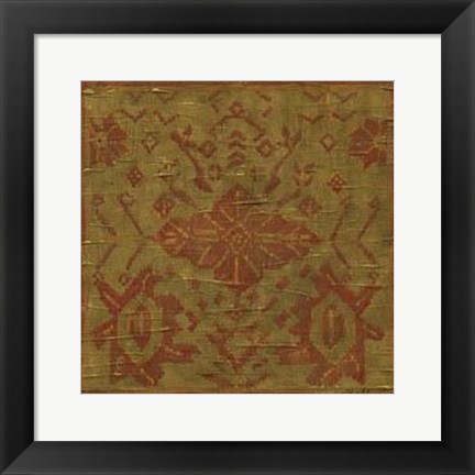 Framed Old World Tapestry II Print