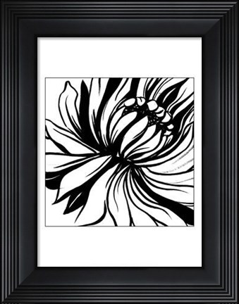 Framed Miniature Botanical Sketch II Print
