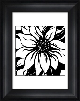 Framed Miniature Botanical Sketch V Print