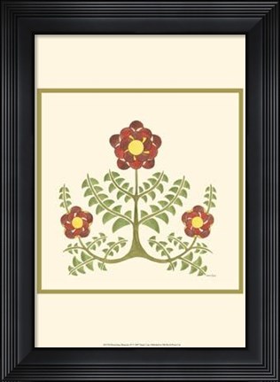 Framed Flourishing Blossoms IV Print